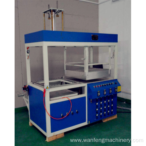 Semi automatic double head vacuum forming machine